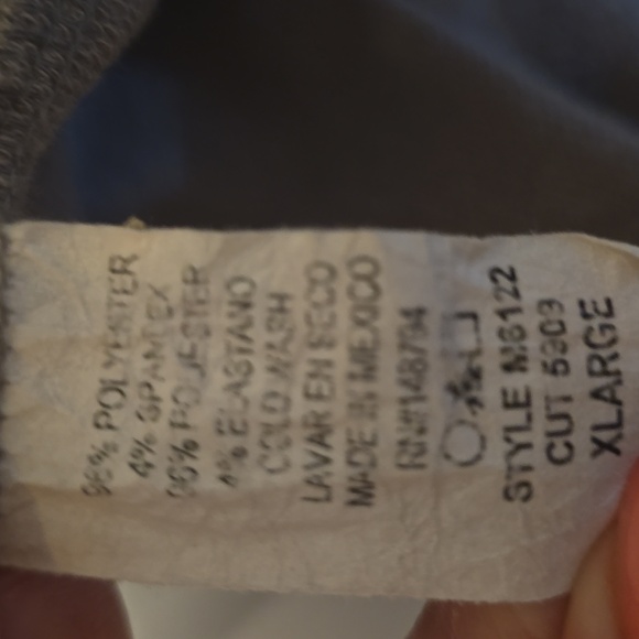 Three Bird Nest Taupe Ruffled Blouse - Picture 6 of 6